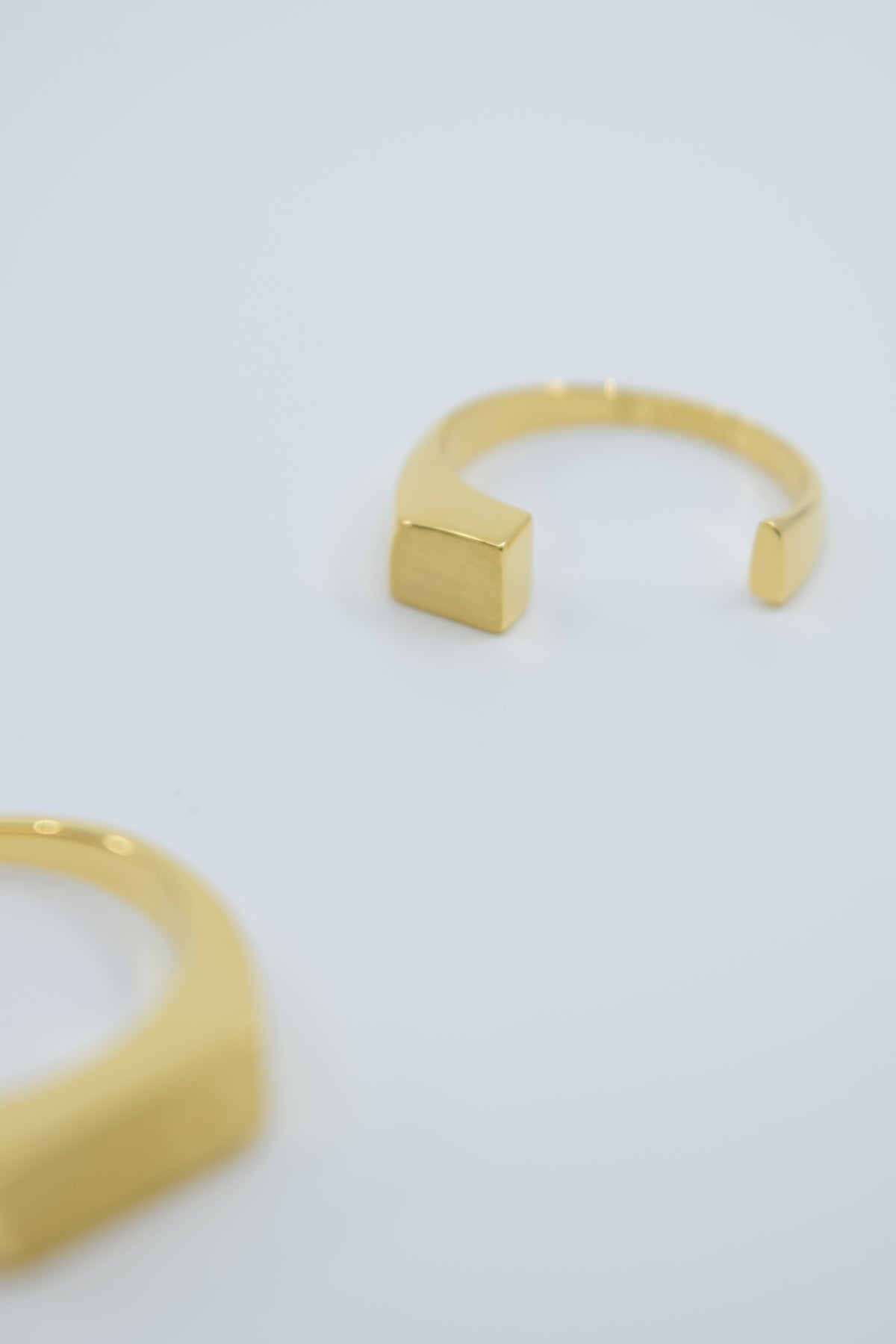 18K Gold Intent Loss Signet Ring 25/100 - JP Size #9-15