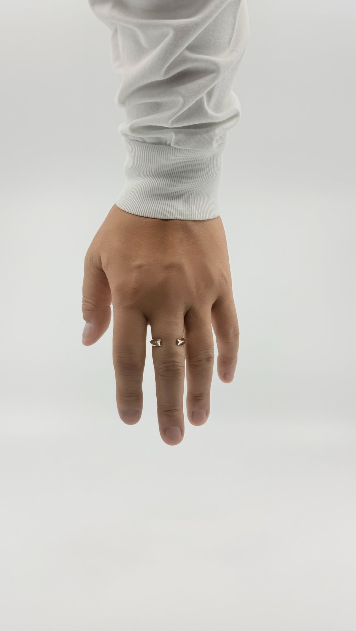 SILVER Intent Loss Edge Ring - JP Size #21-25