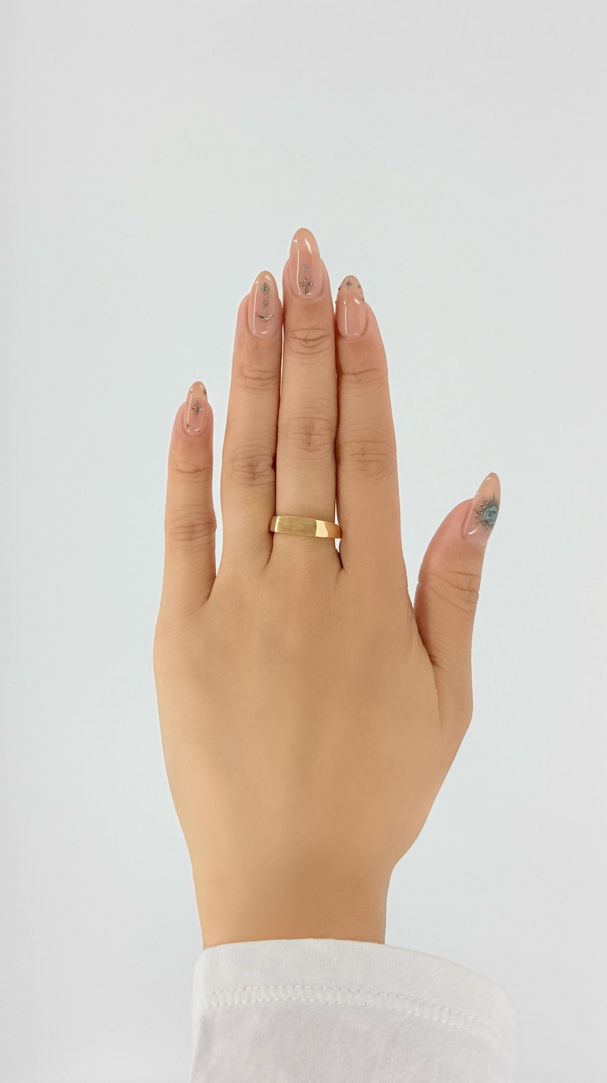 18K Gold Intent Loss Signet Ring 50/100 - JP Size #9-15