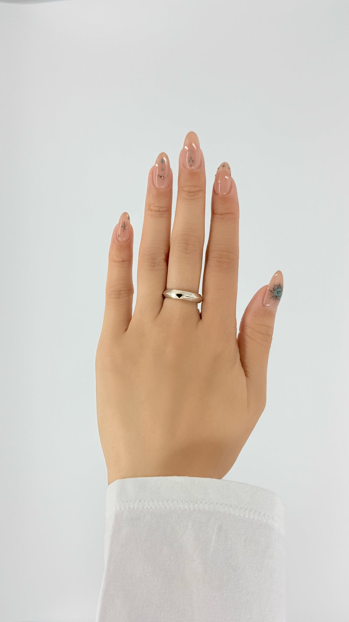 SILVER Intent Loss Edge Ring - JP Size #9-13