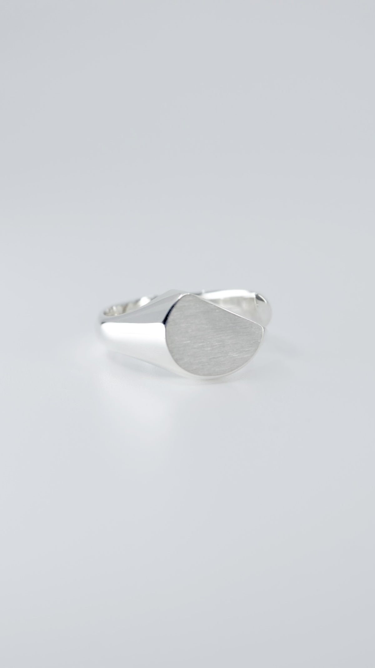 Intent Loss Circle Signet Ring (SILVER)#21~#25(JP)
