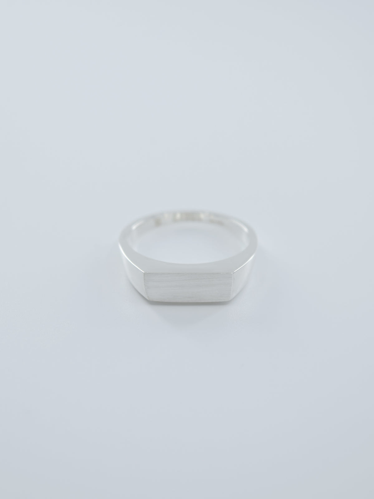 SILVER Intent Loss Signet Ring 50/100 - JP Size #9-15