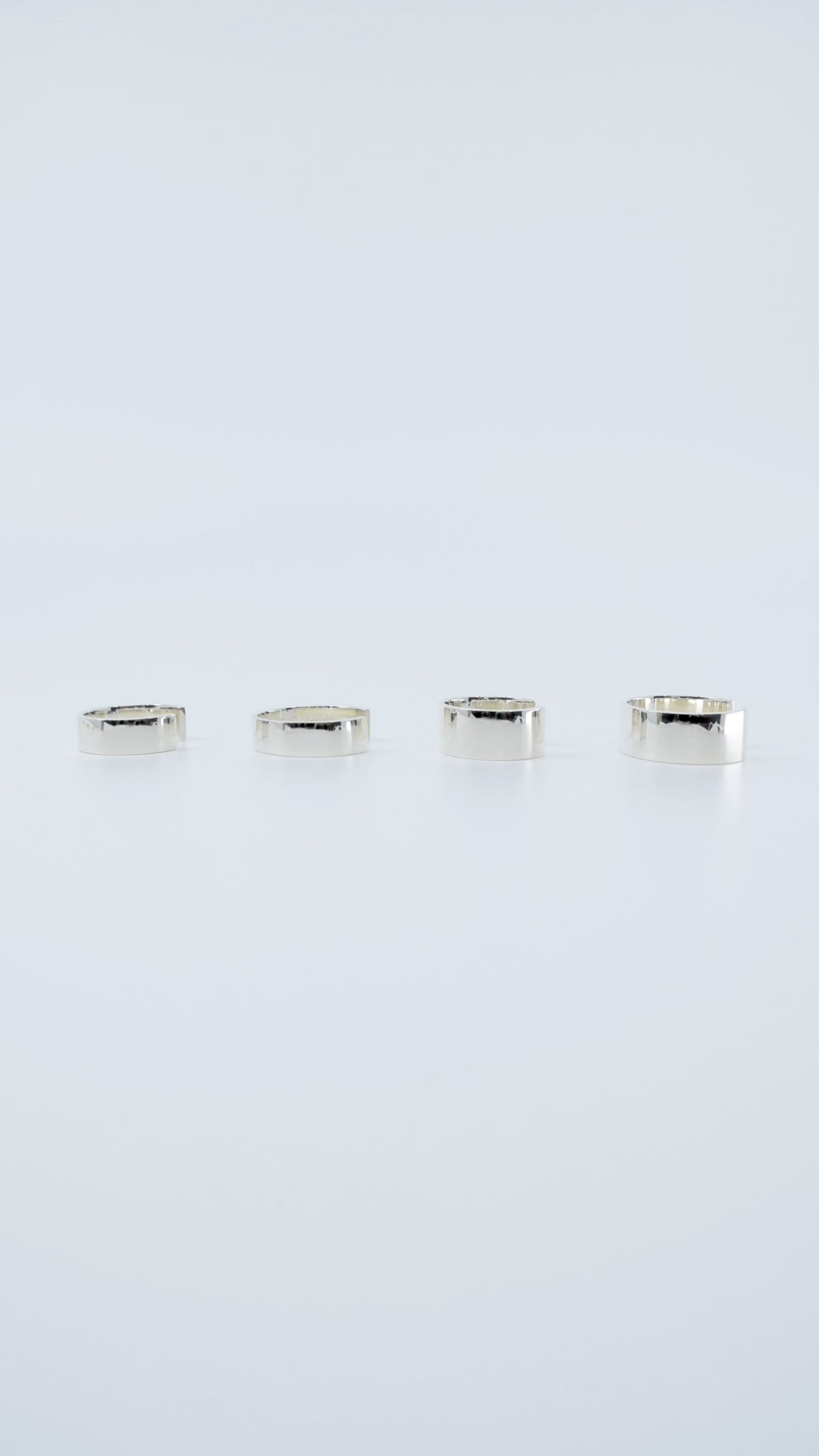 Intent Loss Flat Wide Ring (silver) #5–#8(US)