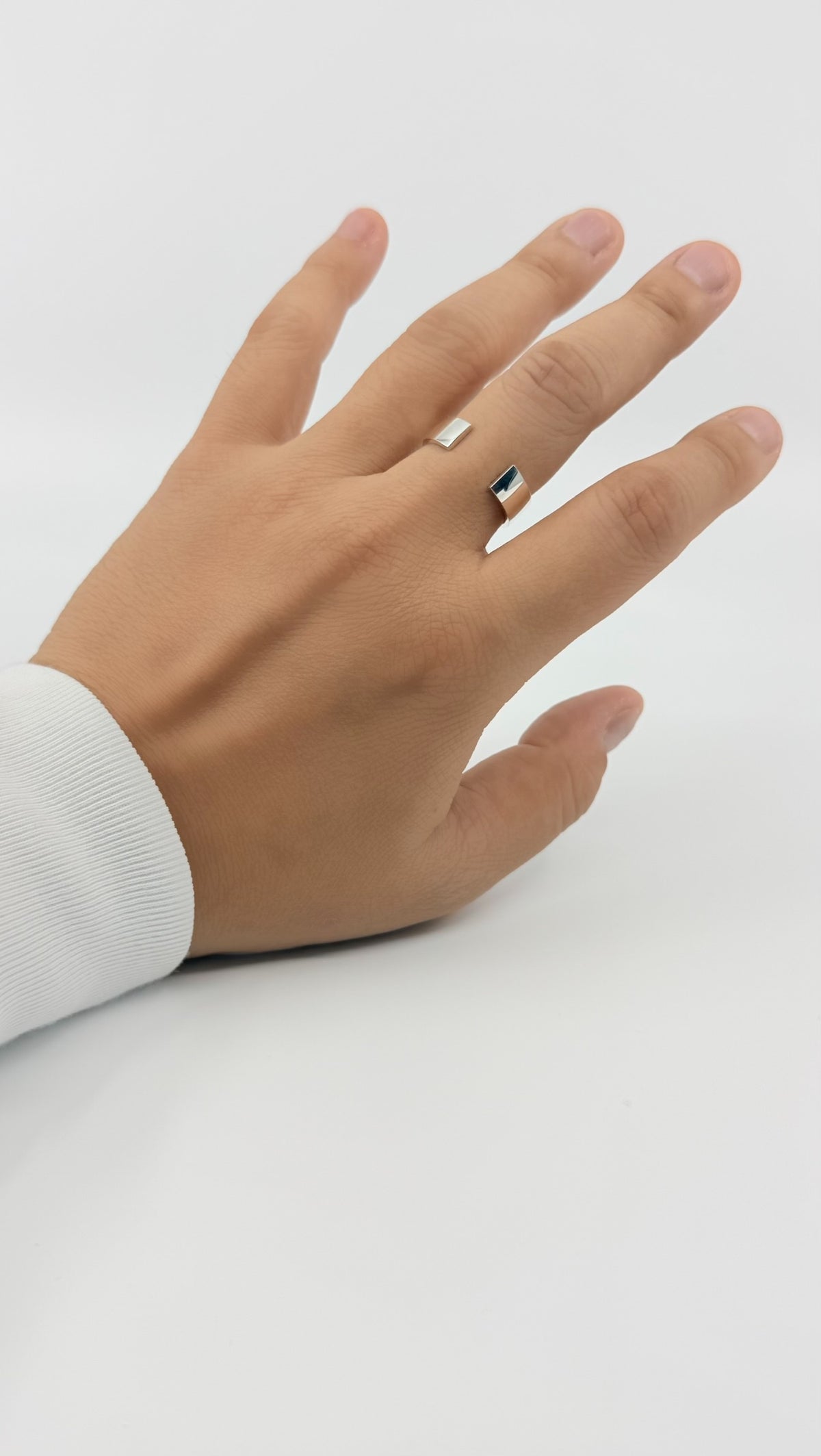 Intent Loss Flat Narrow Ring(SILVER)#21~#25(JP)