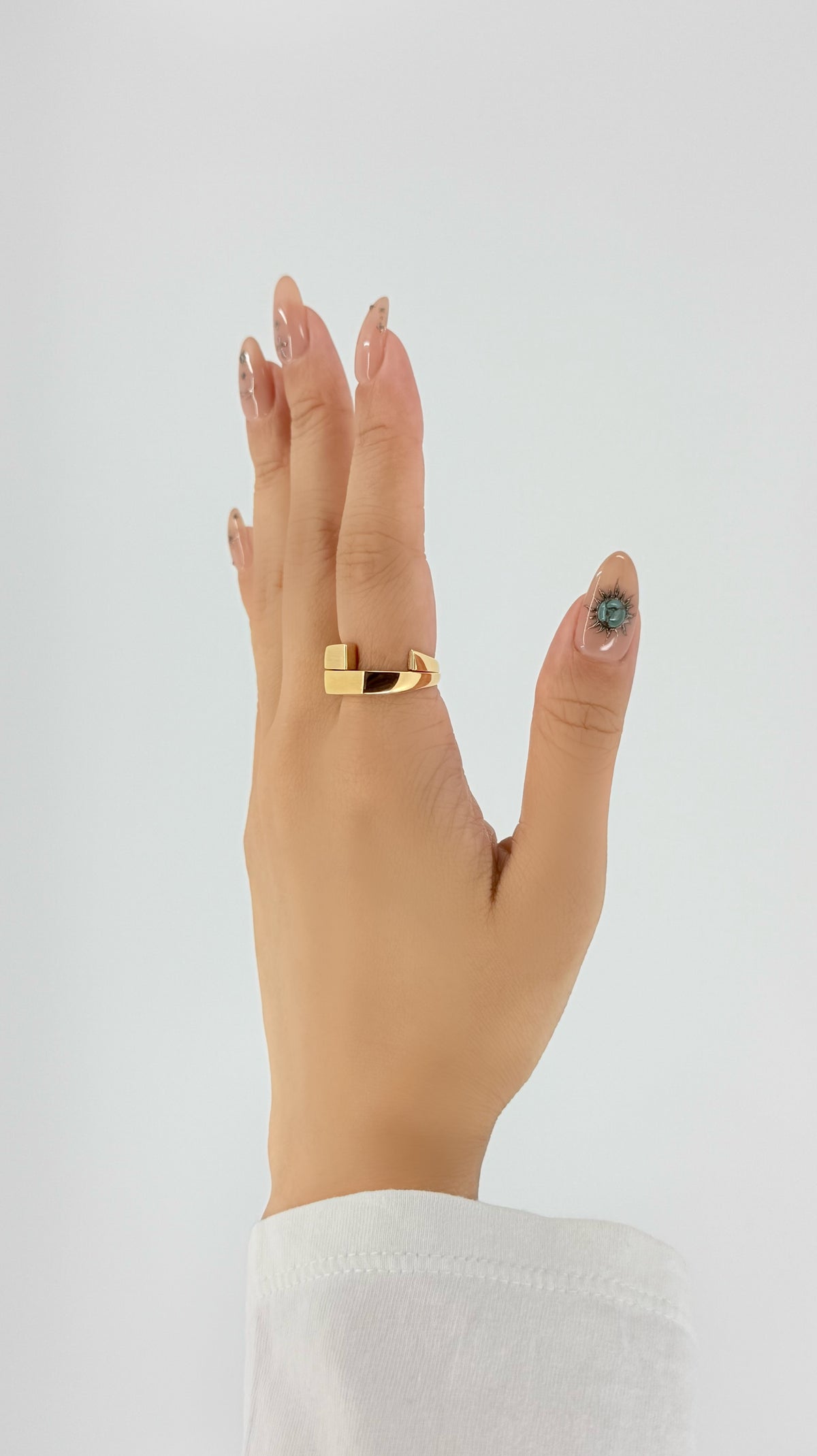18K Gold Intent Loss Signet Ring 75/100 - JP Size #9-15