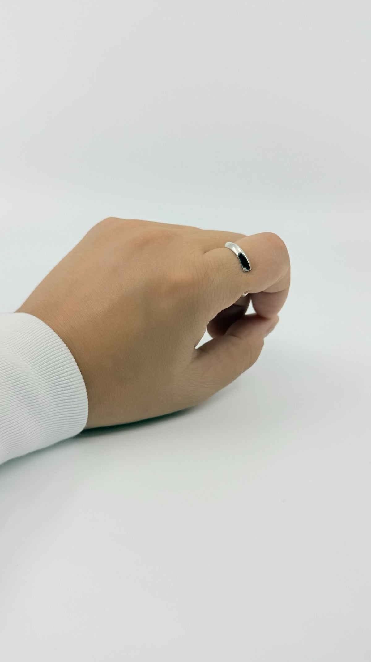 SILVER Intent Loss Edge Ring - JP Size #21-25