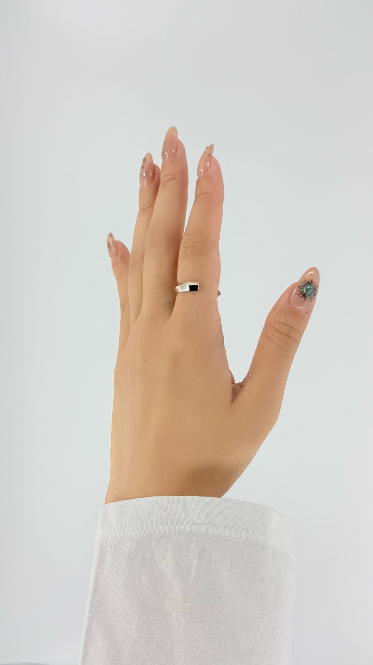 SILVER Intent Loss Edge Ring - JP Size #9-13