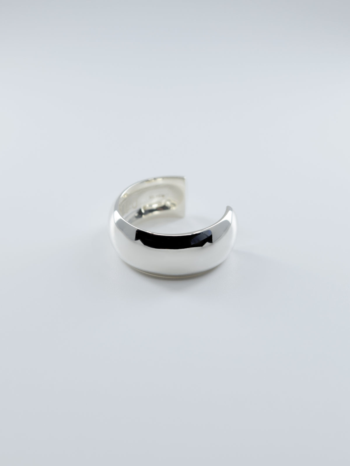 SILVER Intent Loss Dome Wide Ring - JP Size #9-15