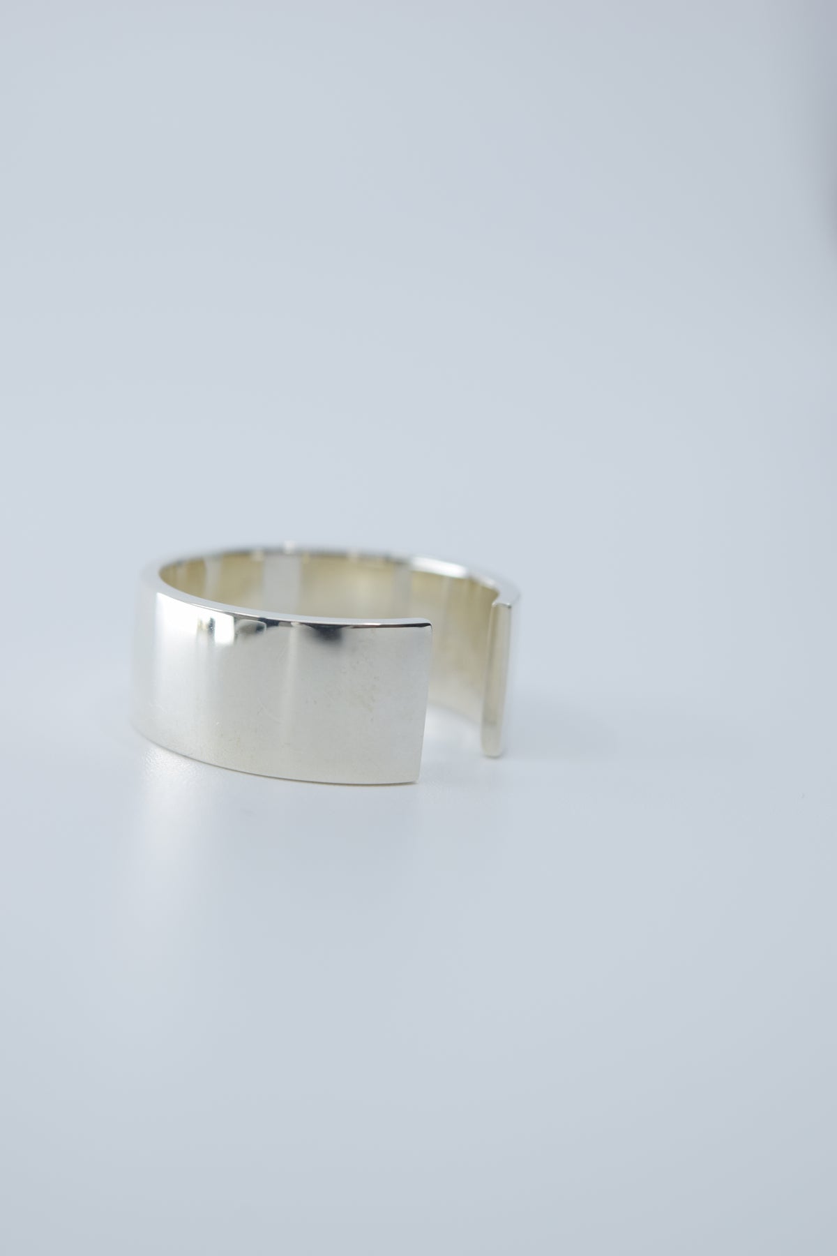 Intent Loss Flat Wide Ring (silver) #5–#8(US)
