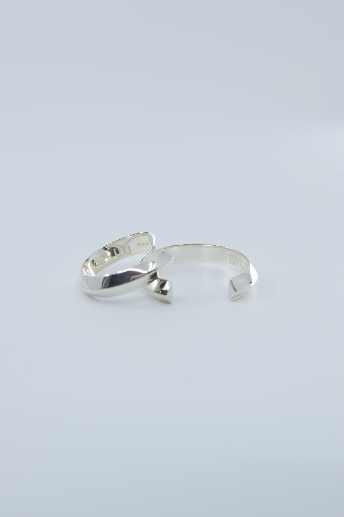 SILVER Intent Loss Edge Ring - JP Size #9-13