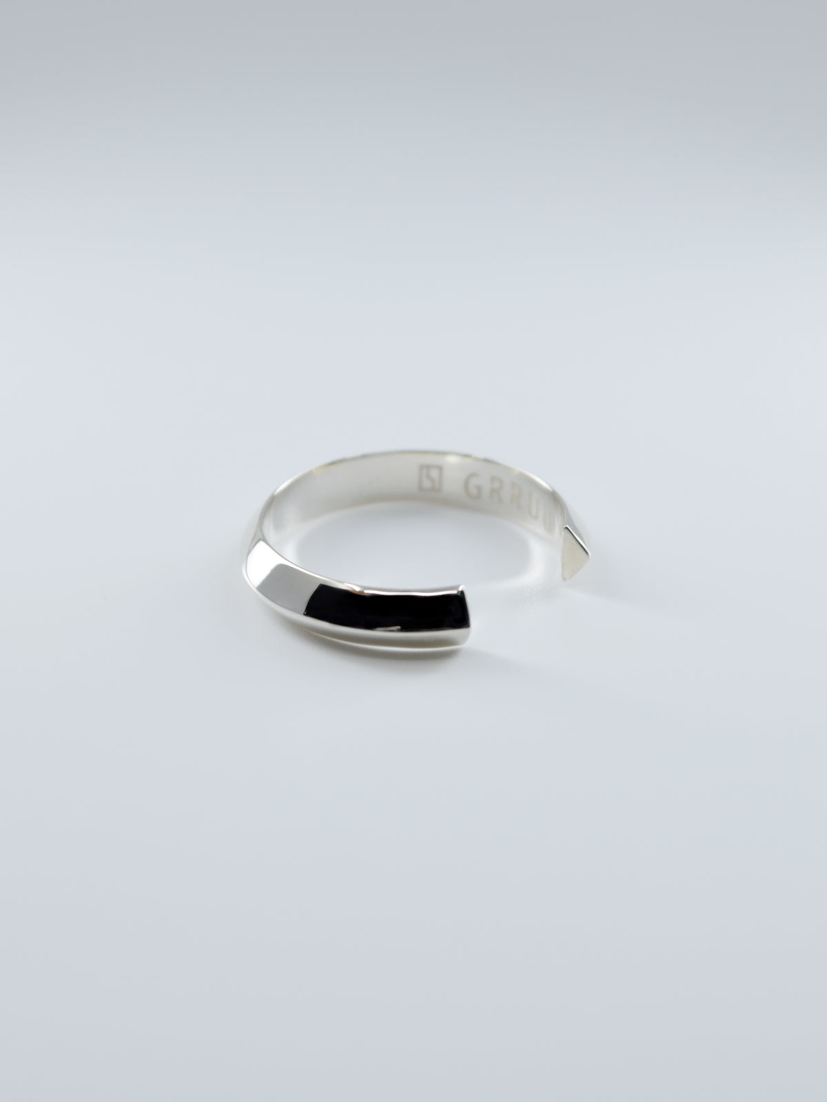 SILVER Intent Loss Edge Ring - JP Size #21-25
