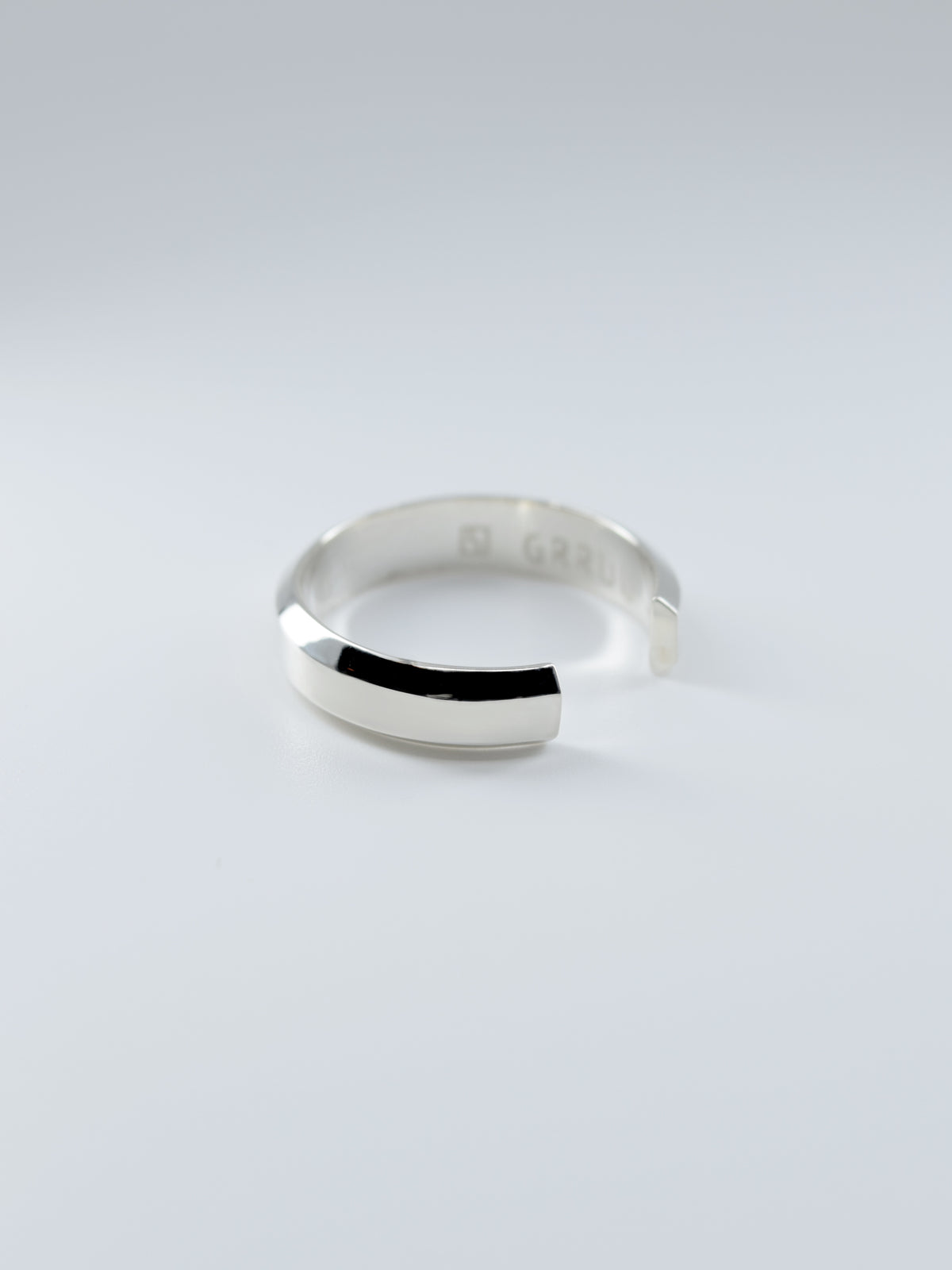 SILVER Intent Loss Ridge Ring - JP Size #21-25