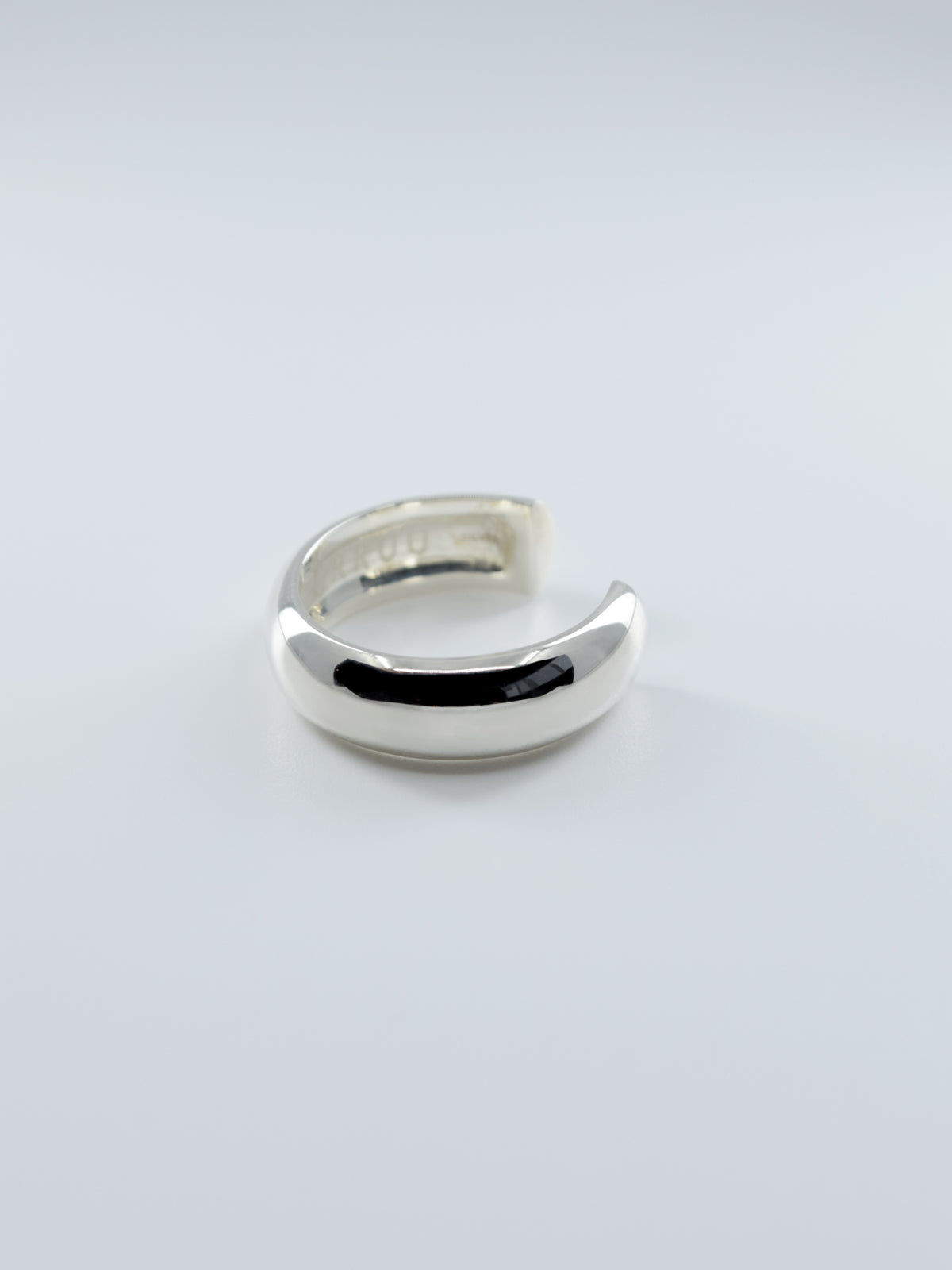 SILVER Intent Loss Dome Narrow Ring - JP Size #9-15