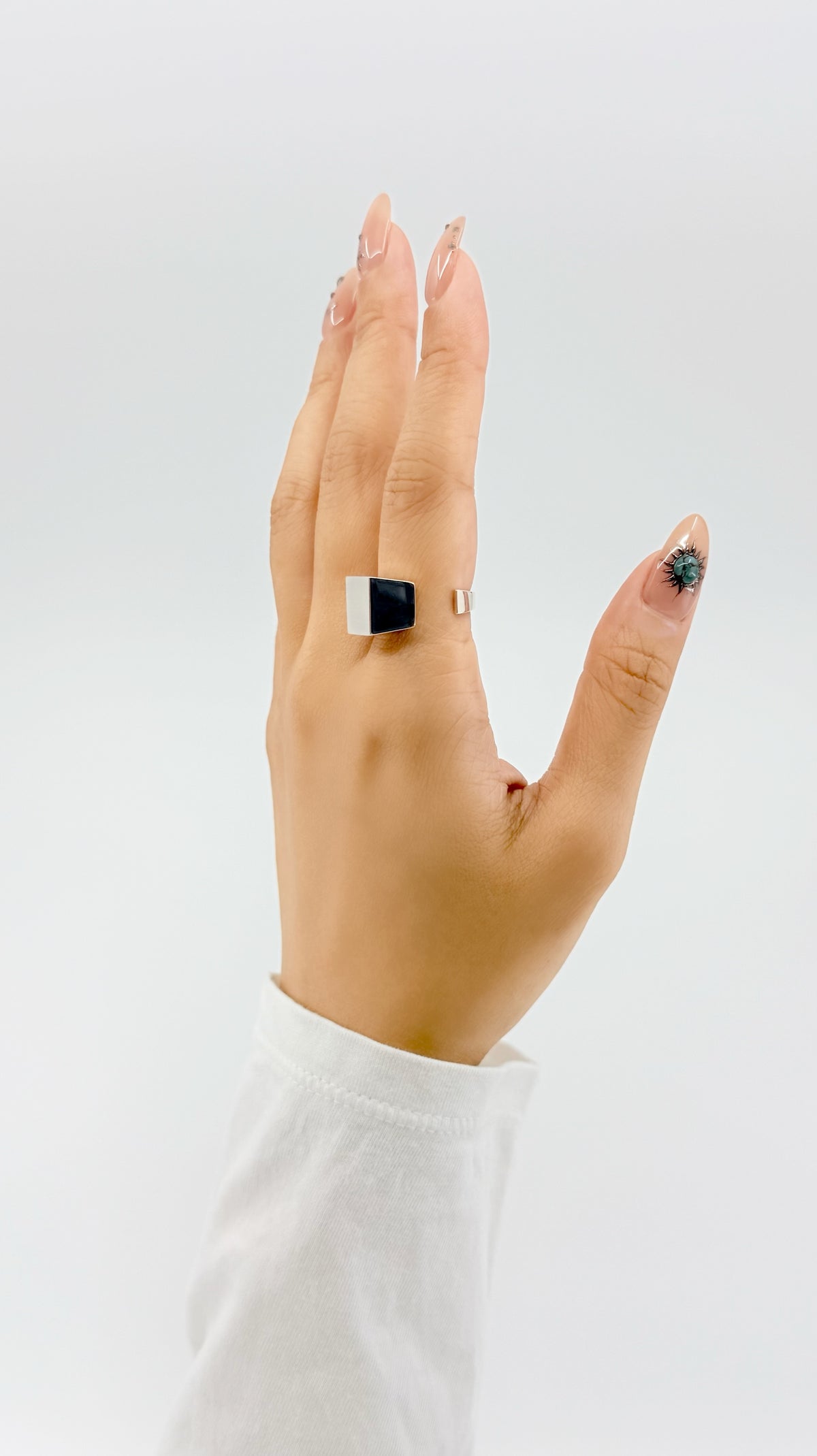 SILVER Intent Loss Signet Ring - JP Size #9-15