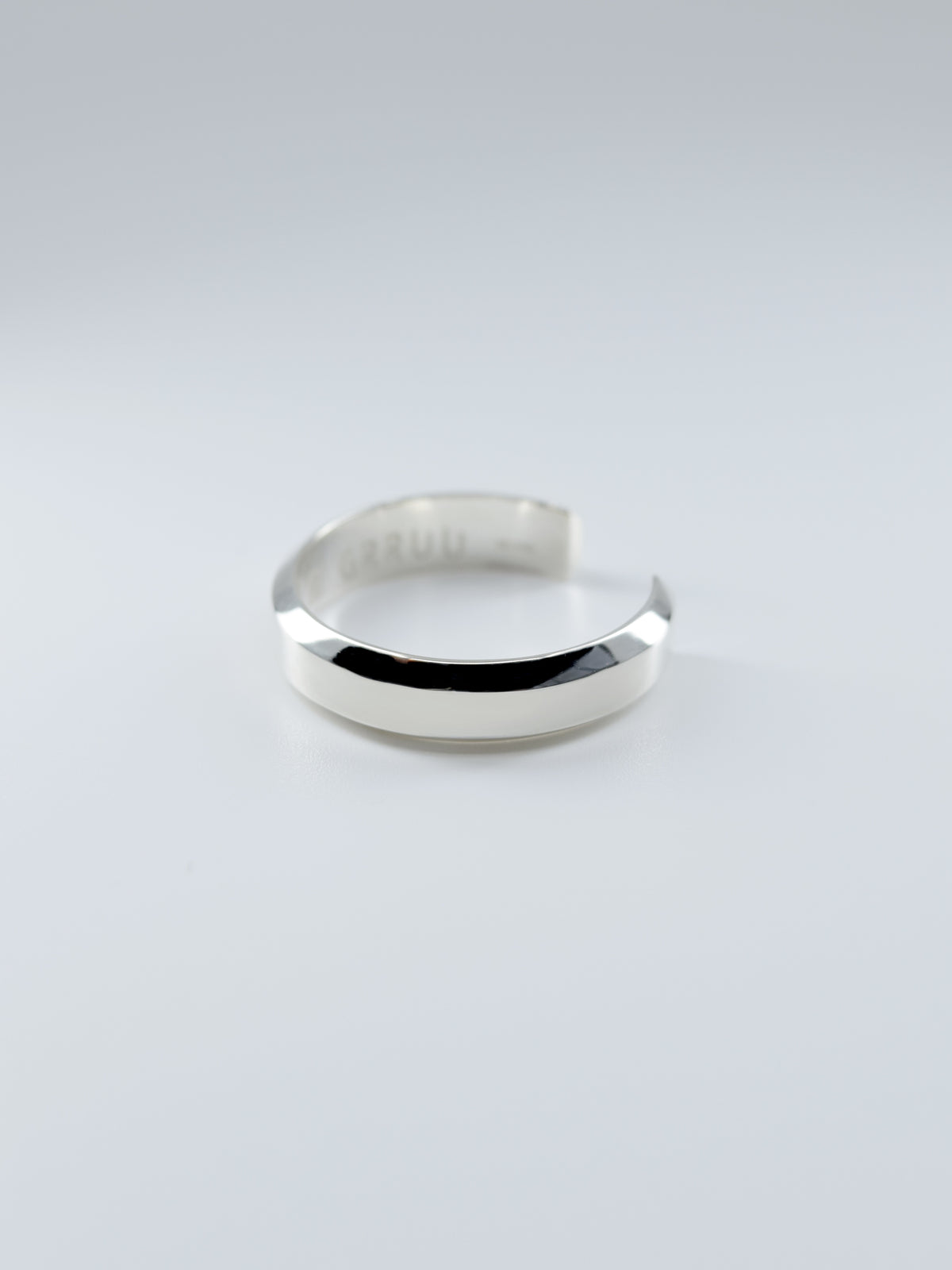 SILVER Intent Loss Ridge Ring - JP Size #21-25