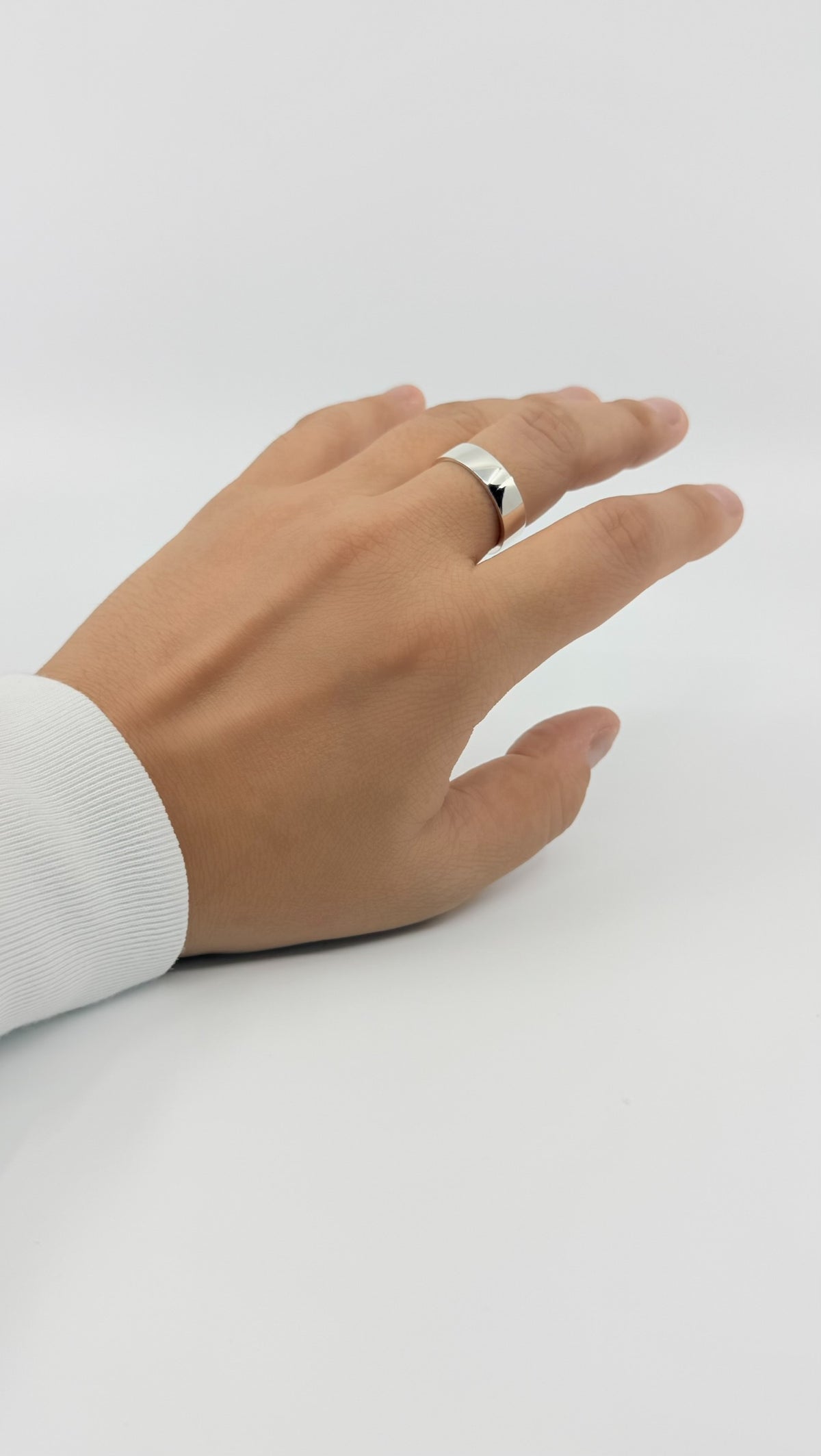 Intent Loss Flat Narrow Ring(SILVER)#21~#25(JP)