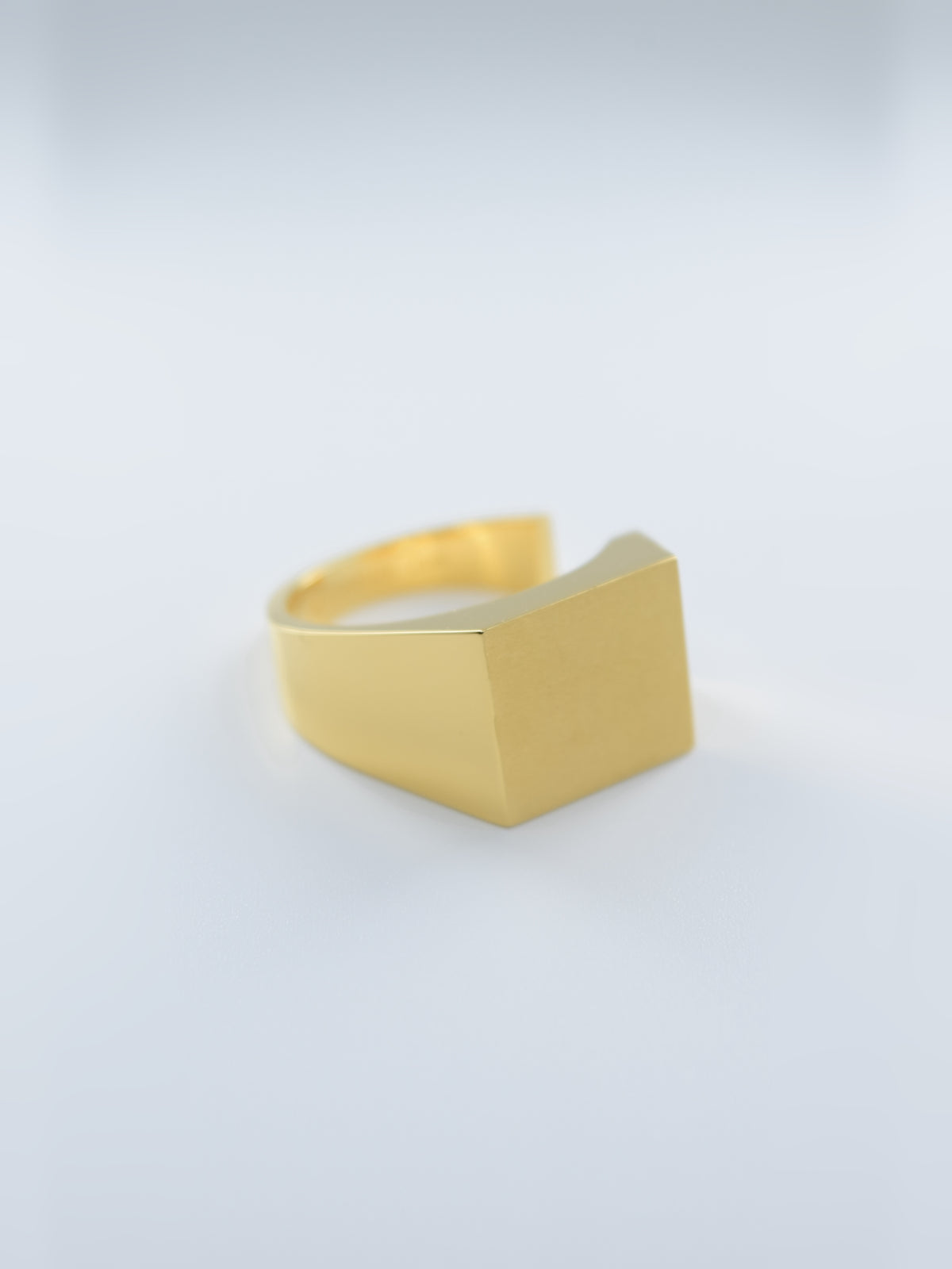 Intent Loss Signet Ring (K18) #10–#12(US)