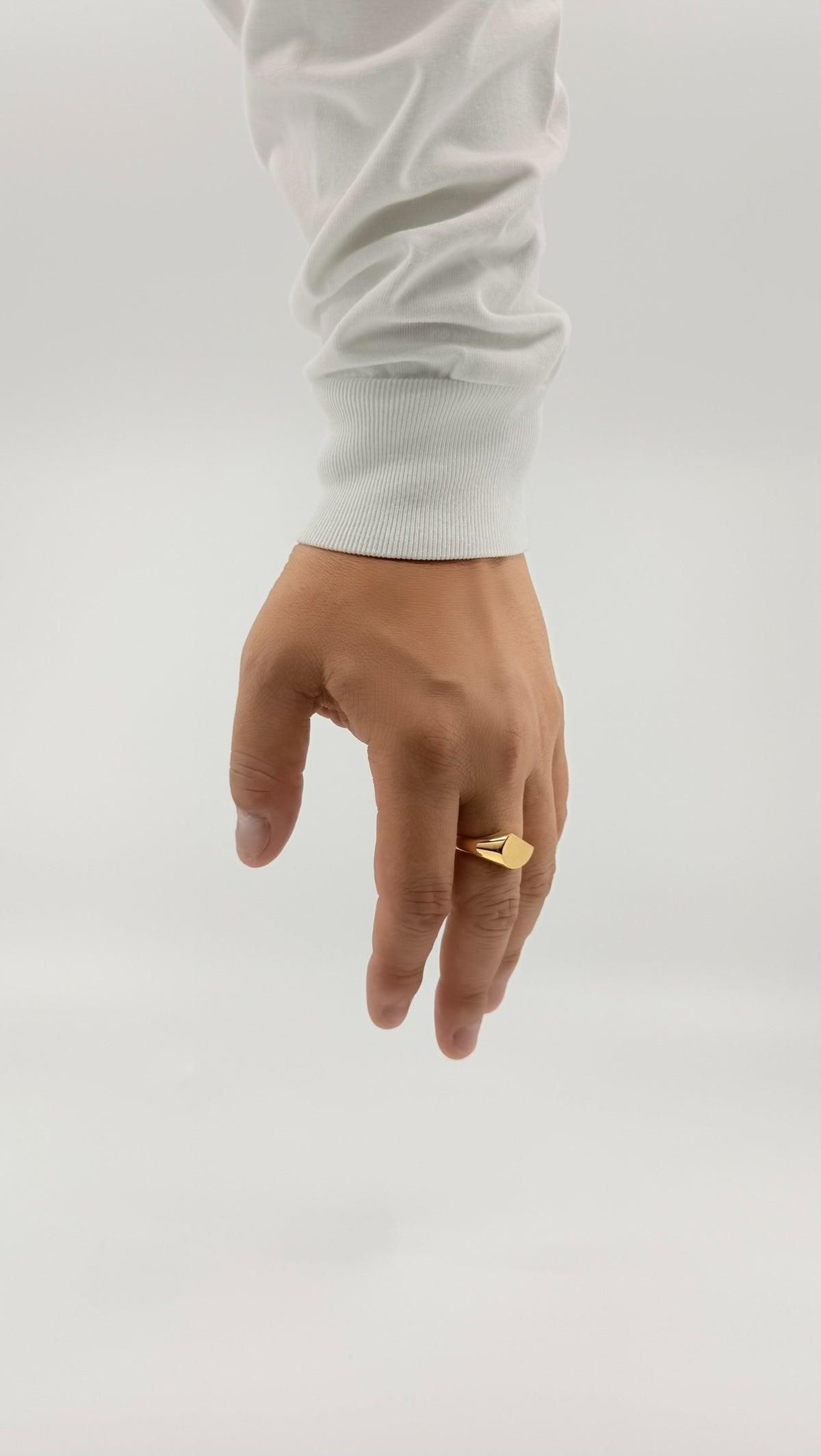 Intent Loss Circle Signet Ring (K18）#21～#25（JP）