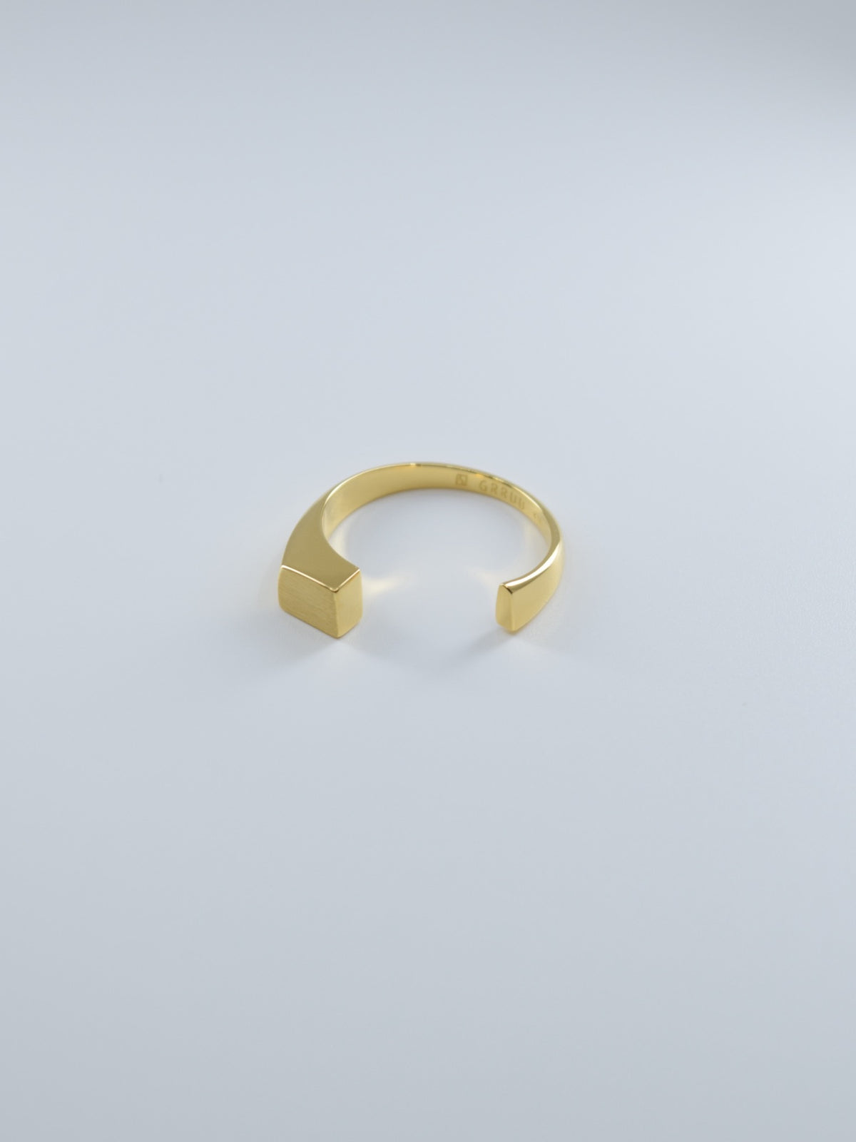 【サンプル貸出専用ページ】18K Goldコーティング Intent Loss Signet Ring 25/100 - JP Size #11