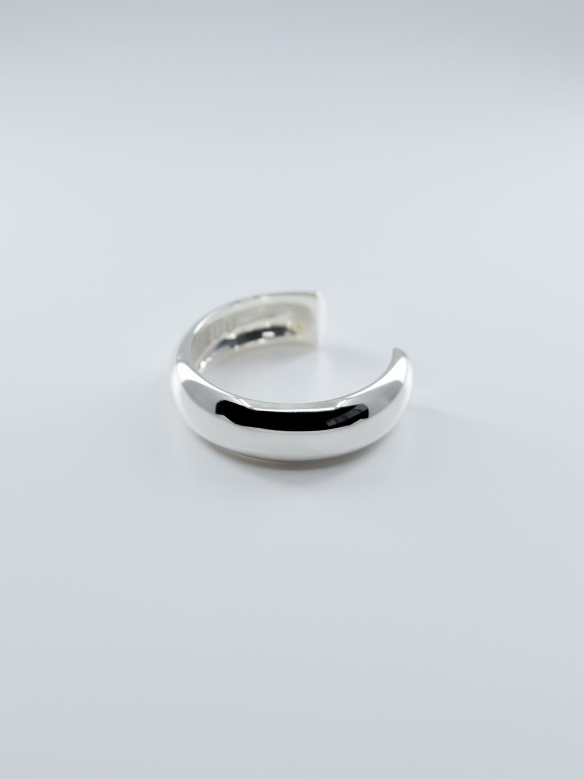 SILVER Intent Loss Dome Narrow Ring - JP Size #21-25