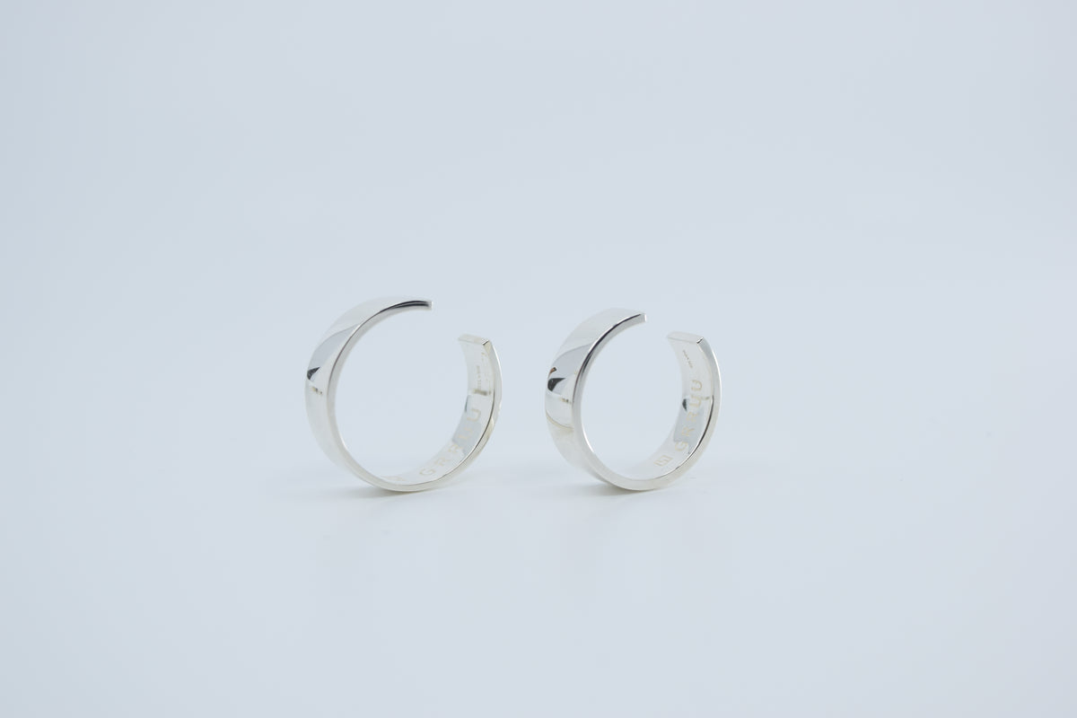 Intent Loss Flat Narrow Ring（SILVER）#21～#25（JP）