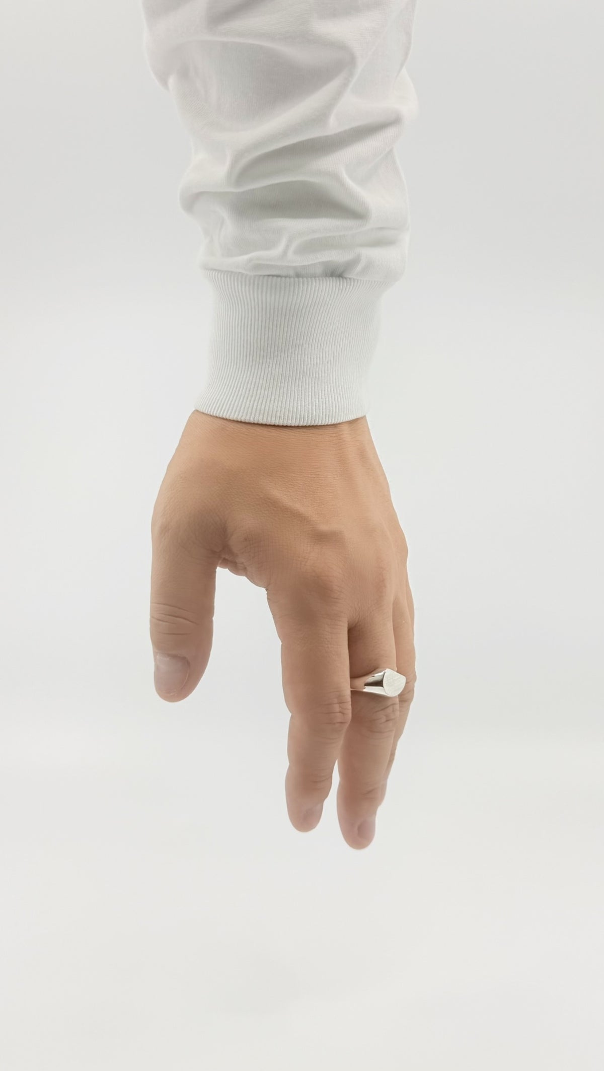 Intent Loss Circle Signet Ring (SILVER）#21～#25（JP）