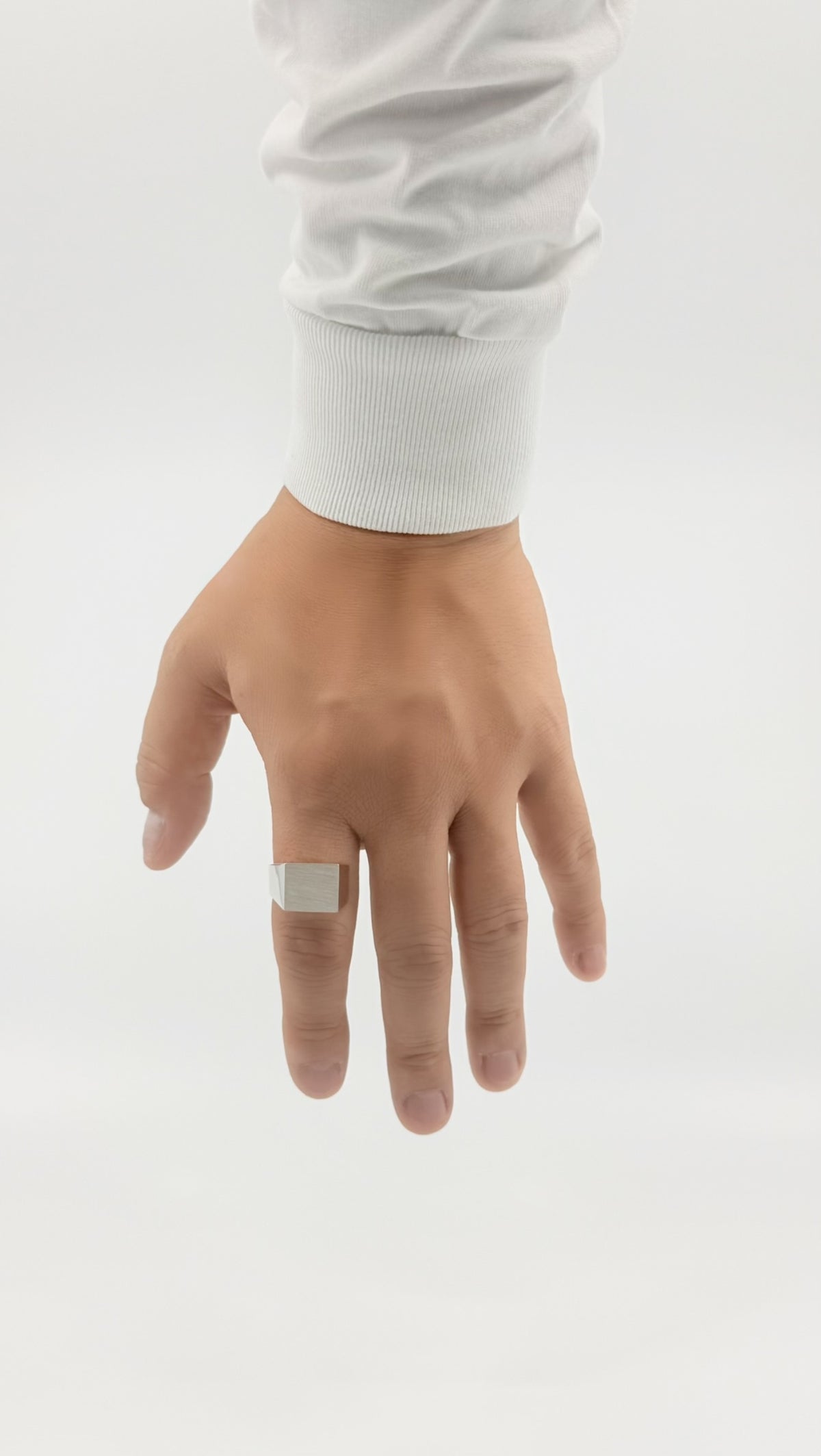 SILVER Intent Loss Signet Ring - JP Size #21-25