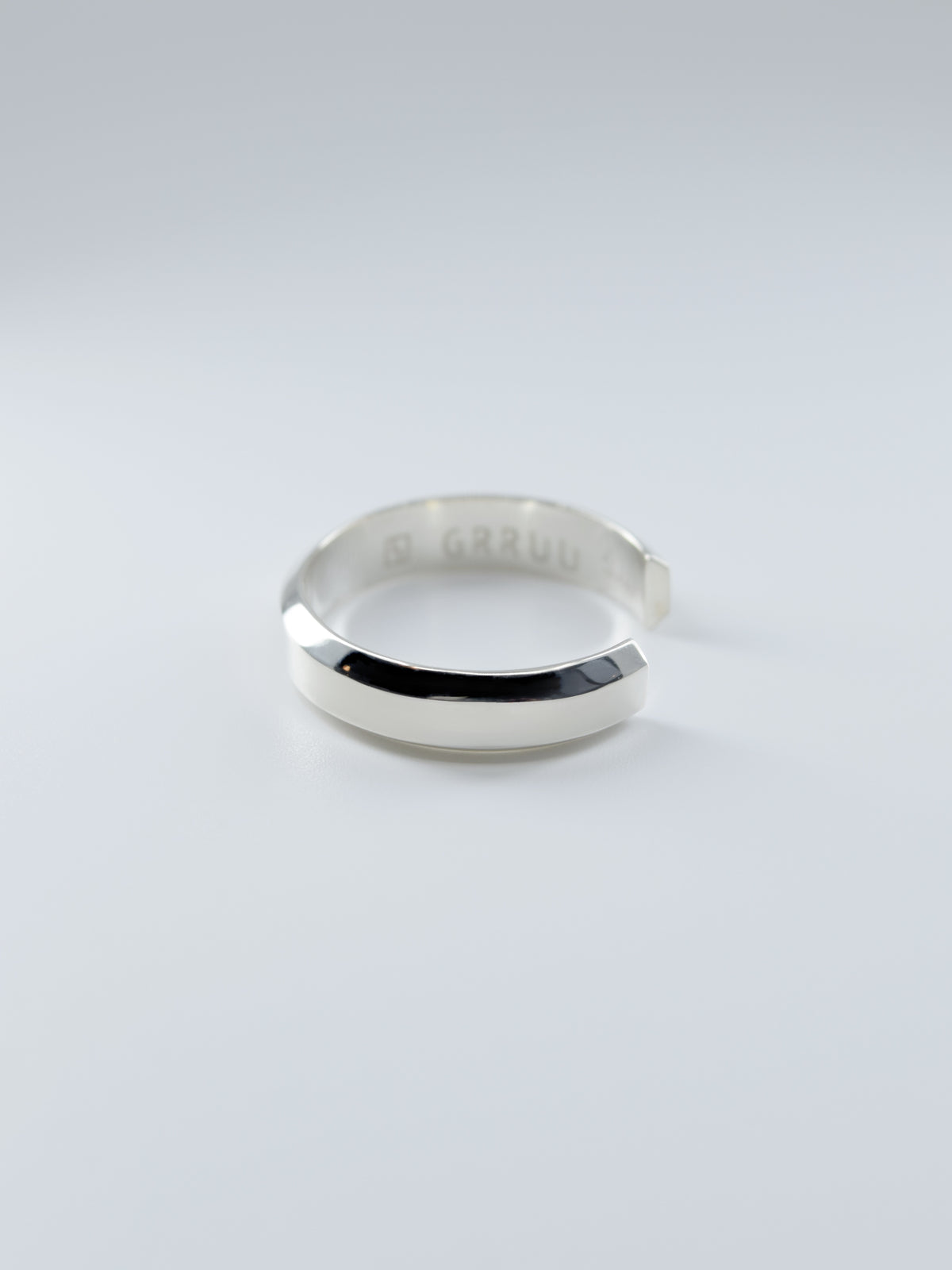 SILVER Intent Loss Ridge Ring - JP Size #21-25