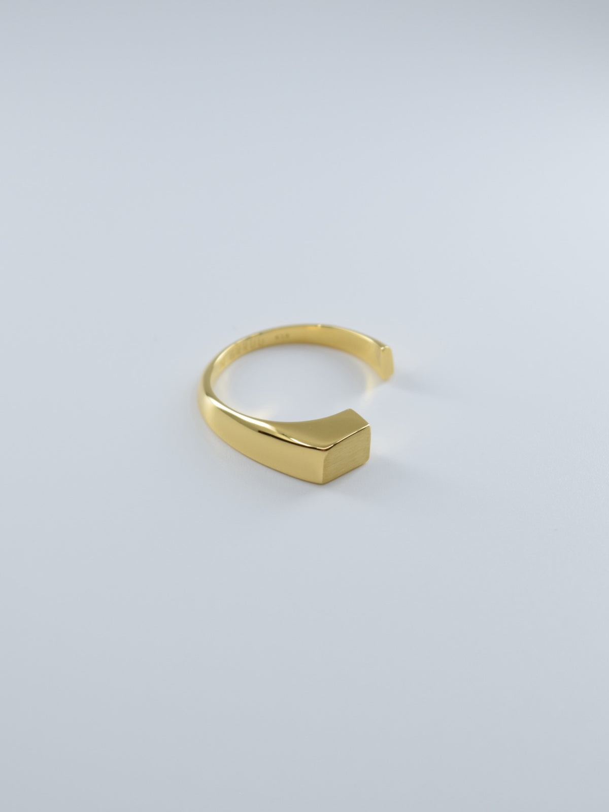 【サンプル貸出専用ページ】18K Goldコーティング Intent Loss Signet Ring 25/100 - JP Size #11