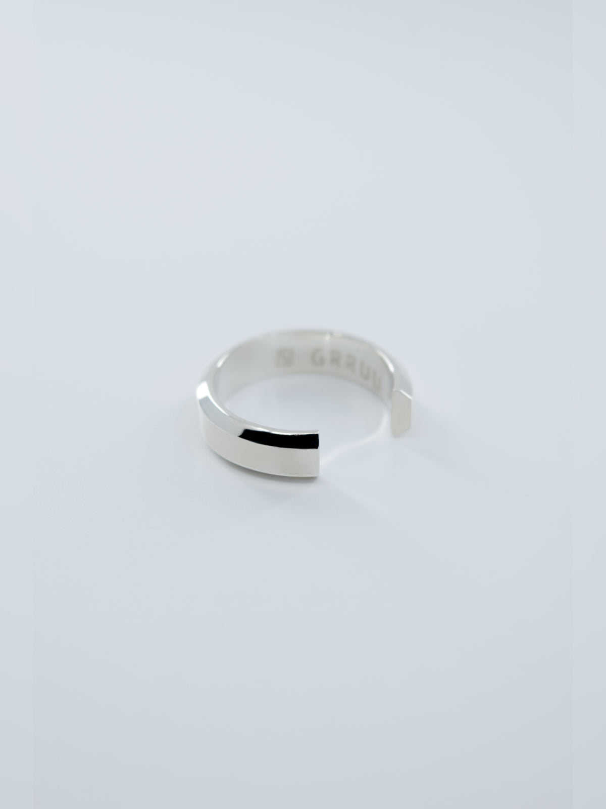 SILVER Intent Loss Ridge Ring - JP Size #9-15