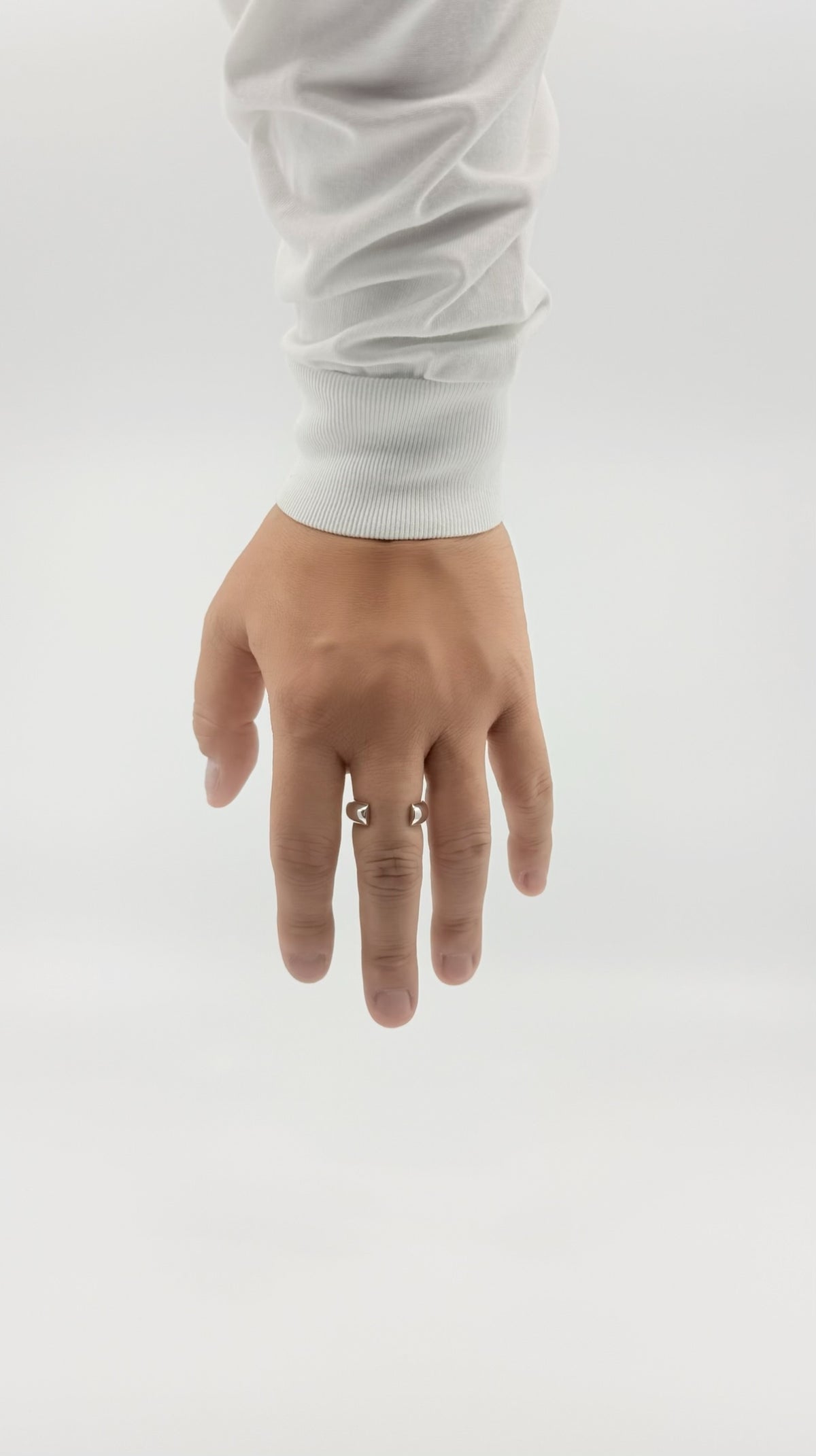 SILVER Intent Loss Dome Narrow Ring - JP Size #21-25