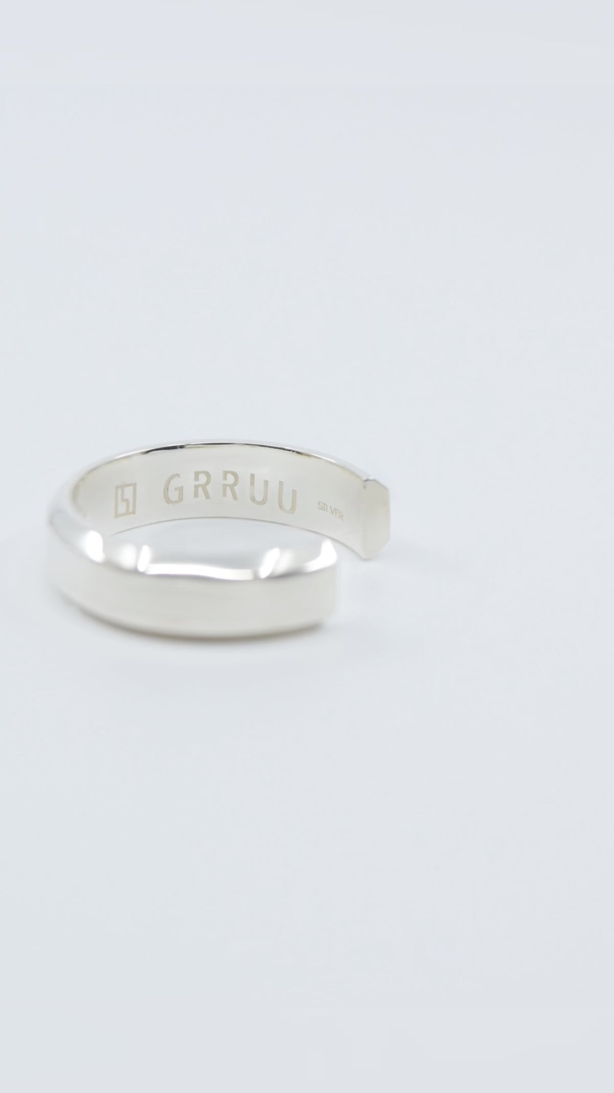 SILVER Intent Loss Ridge Ring - JP Size #9-15