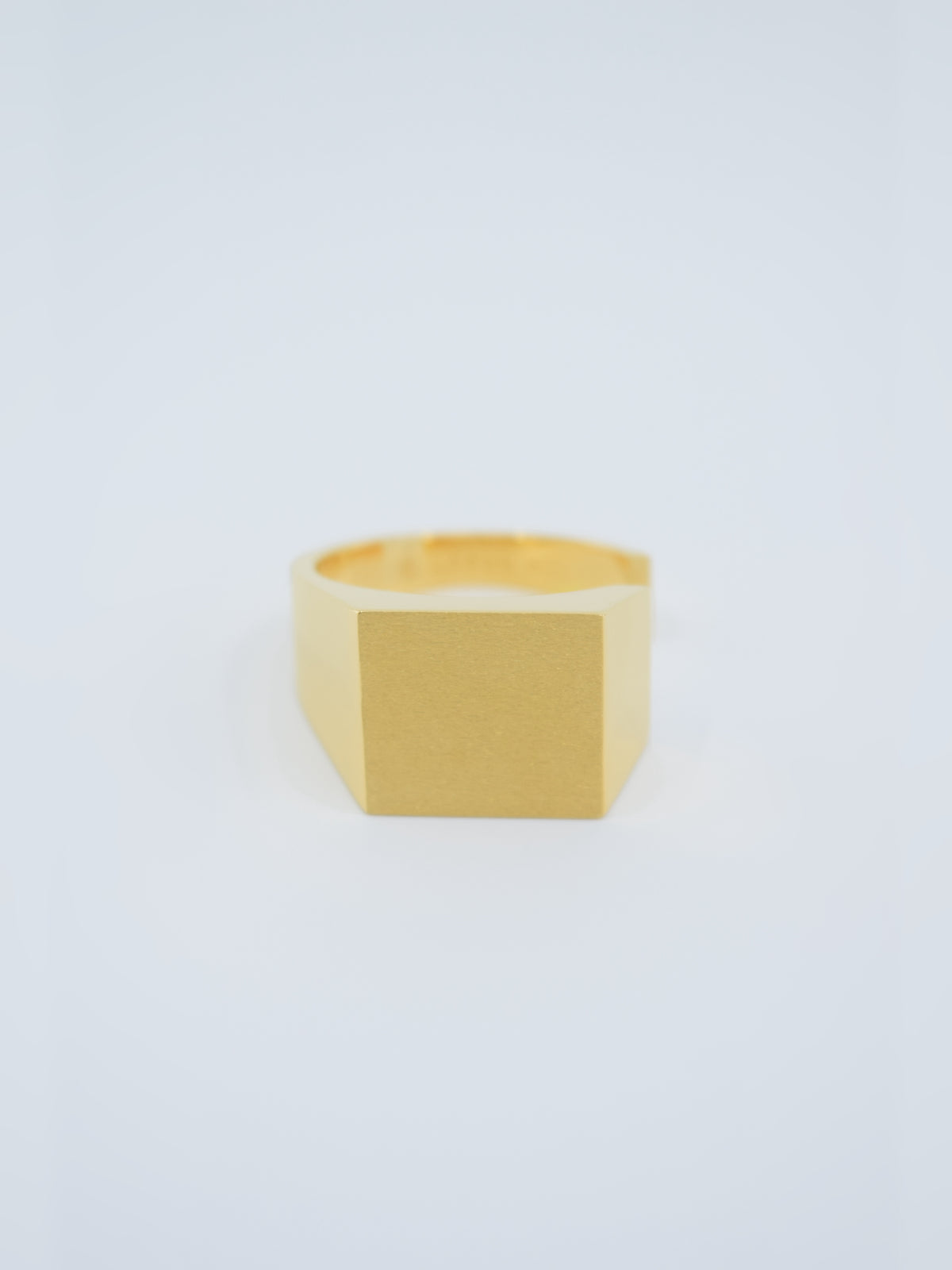 18K Gold Intent Loss Signet Ring - JP Size #21-25