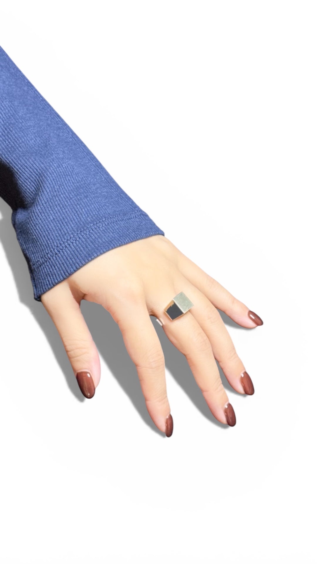 SILVER Intent Loss Signet Ring - JP Size #9-15