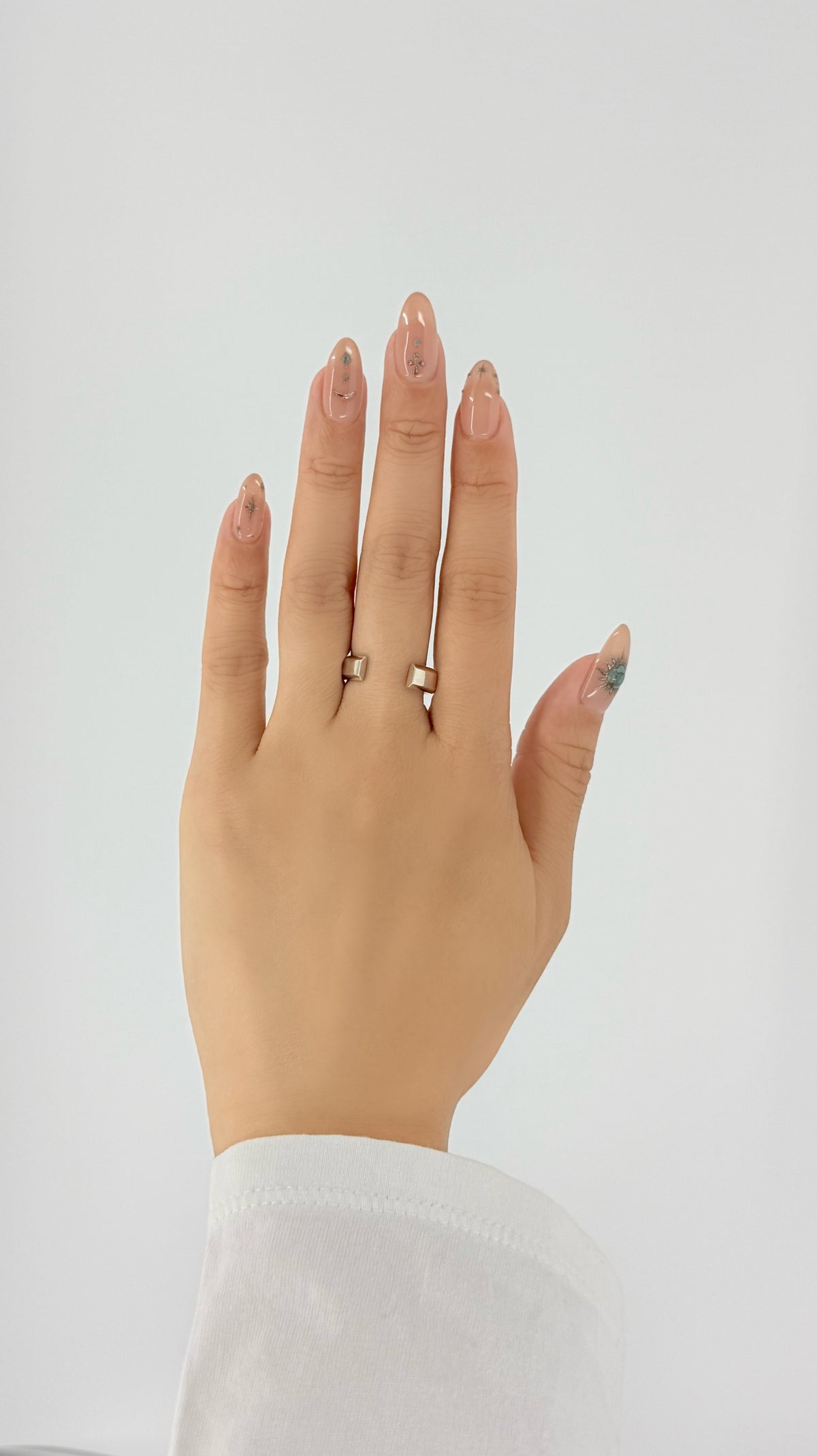 SILVER Intent Loss Ridge Ring - JP Size #9-15