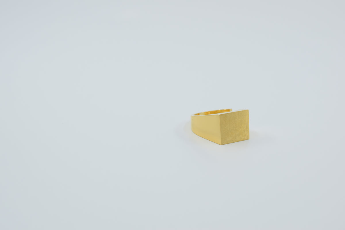 Intent Loss Signet Ring (K18) #10–#12（US）