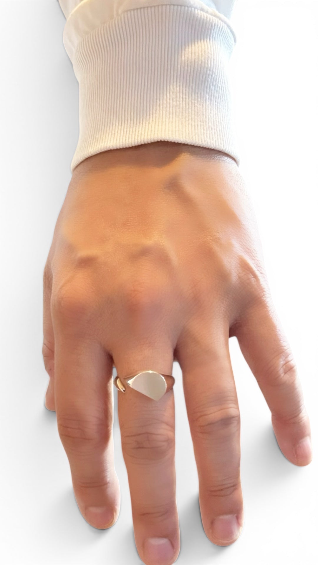 Intent Loss Circle Signet Ring (SILVER）#21～#25（JP）